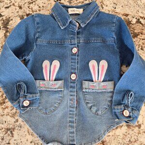 Sweet denim shirt for 3 yr old